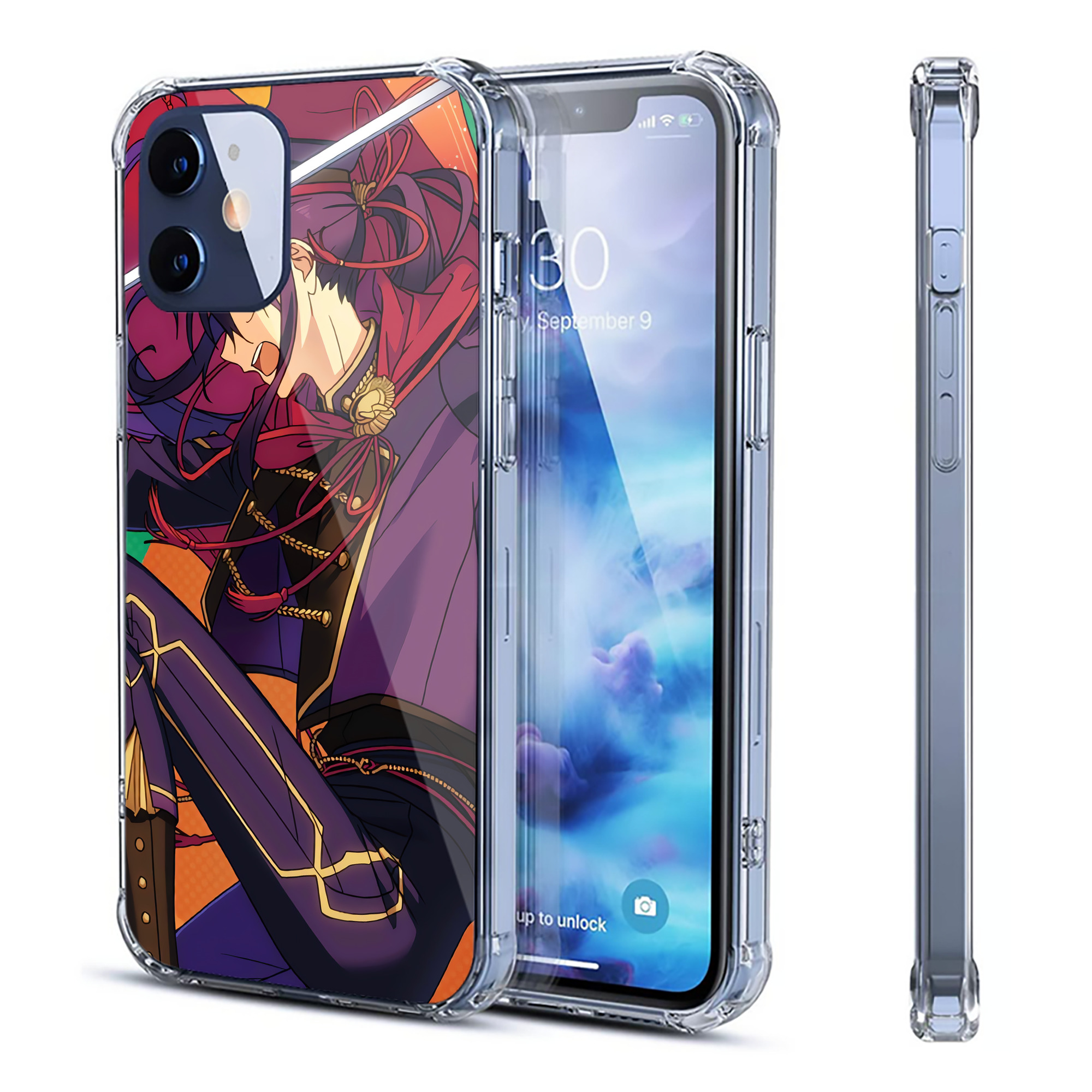 （画像用） あんさんぶるスターズ! Ensemble Stars 【iPhone 12シリーズ対応】透明スマホケース（クリアソフトケース）